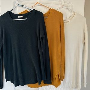 3️⃣ Oversized Scoop Neck Knit Sweaters from Cotton On, Size S
